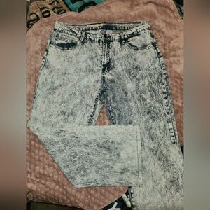 16 White Washed denim Jeans By Diane Gilman